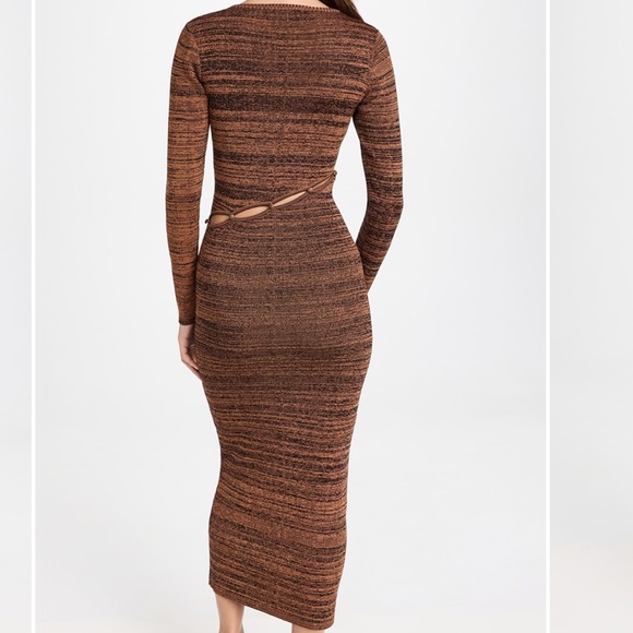 Wayf Knit Long Sleeve Cutout Dress - Picture 9 of 9